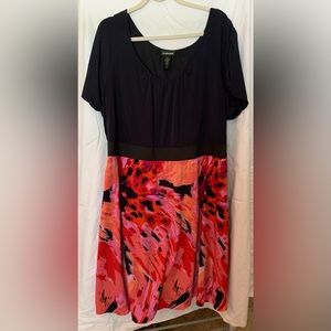 Lane Bryant color block dress